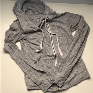 Lightweight zip up hoodie
